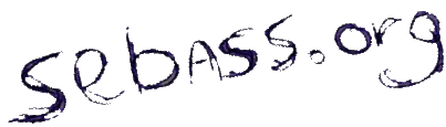The sebass.org logo, the site name set in a slanted typeface.